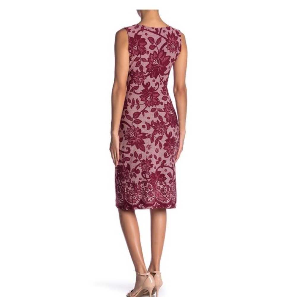 Leota Regina Front Tie Print Sleeveless Dress - Picture 2 of 6